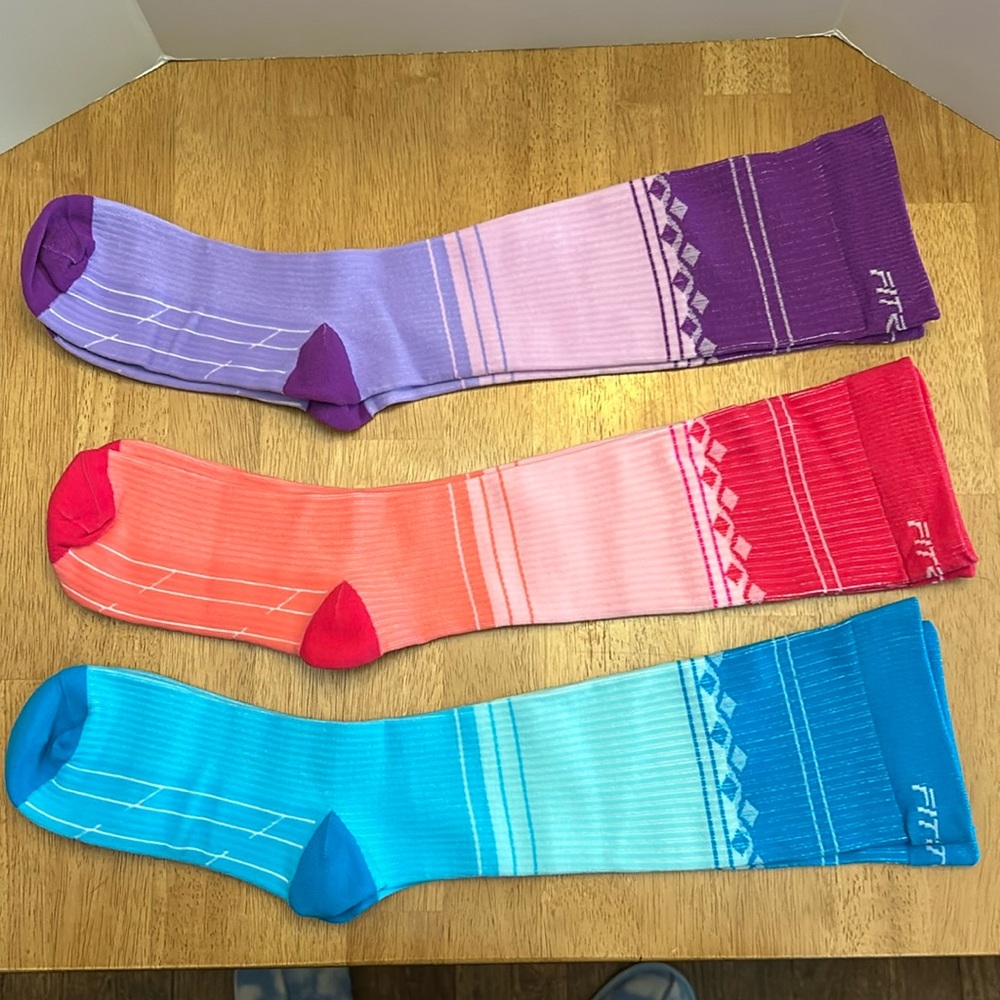 3 Pairs Fitrell Compression Socks L/XL